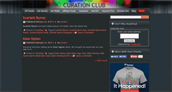 Desktop Screenshot of curationclub.com