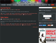 Tablet Screenshot of curationclub.com